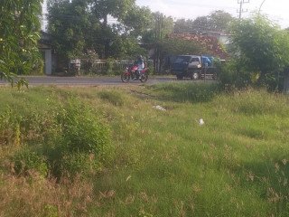 Dijual Tanah Bekas Bengkel Jalan Raya Desa Bancar
