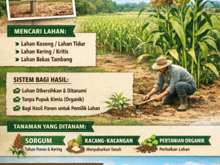 Cari Lahan Tidur Tidak Terpakai untuk Diolah Jadi Lahan Pertanian Organik Bagi Hasil