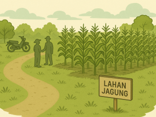 Dicari pemilik lahan tegalan untuk menanam jagung, Rengel Tuban