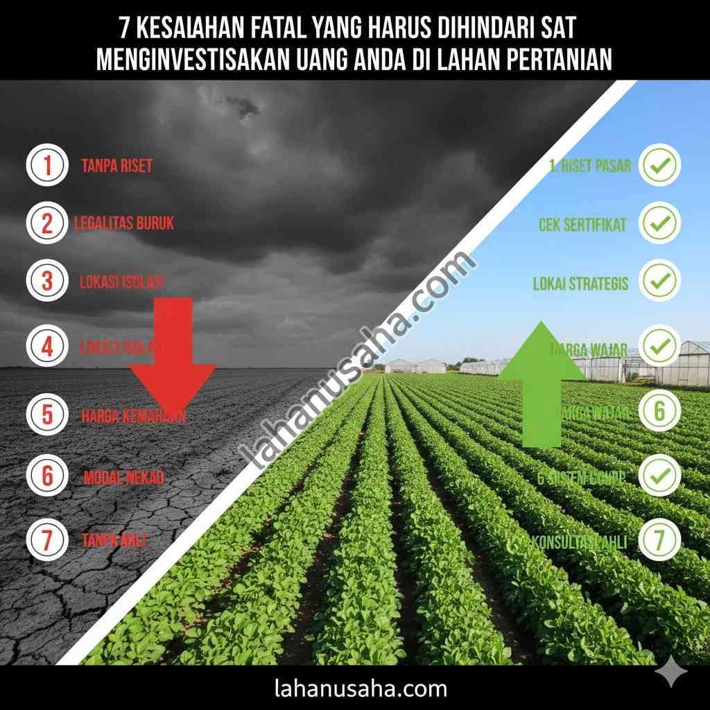 7 Kesalahan Fatal yang Harus Dihindari Saat Menginvestasikan Uang Anda di Lahan Pertanian