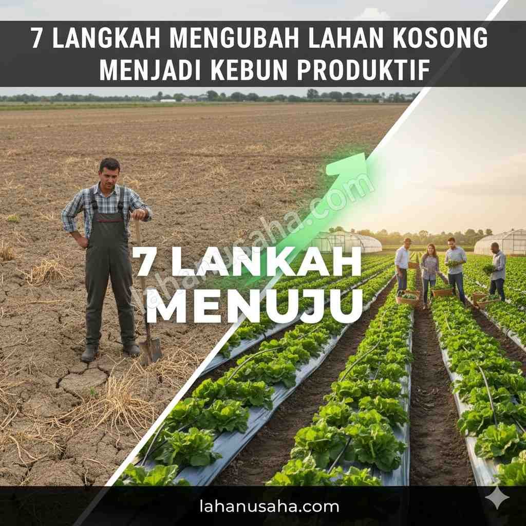 7 Langkah Mengubah Lahan Kosong Menjadi Kebun Produktif